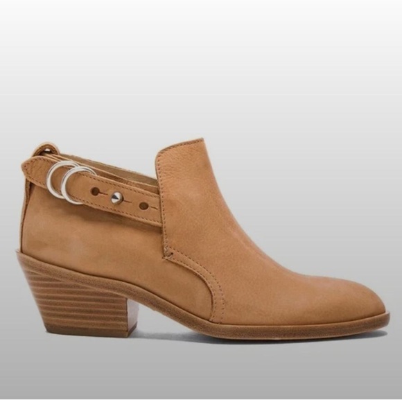 Rag & Bone Womens  Leather  Heel Ankle Boots Booties Shoes Brown - Picture 6 of 6